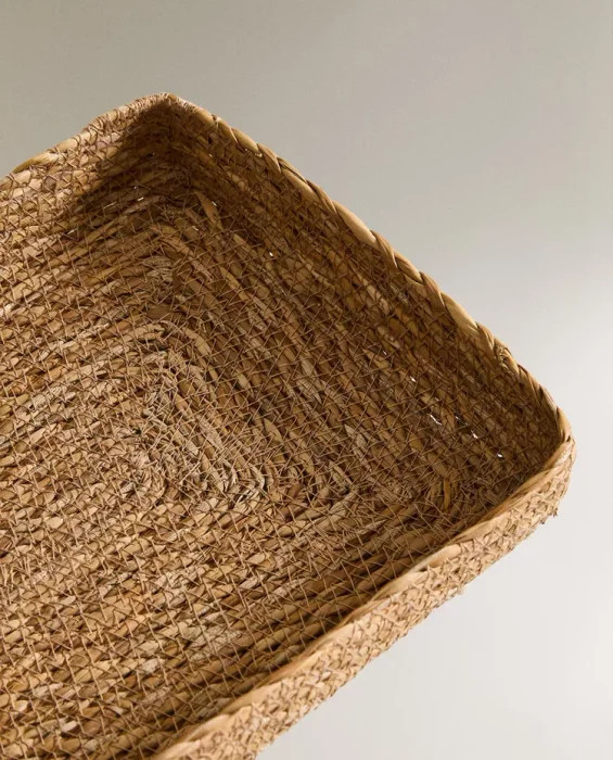 CESTA BANDEJA SEAGRASS en Marrón - Canastos, Uruguay | Zara Home, vista 4