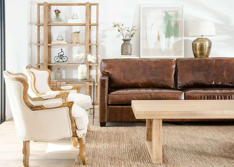 SILLON CUERO ITALIANO - 3 CUERPOS en Marrón - Sillones y sofás, Uruguay | La Iberica, vista 22