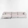Sofá con chaise COSTA Gris IZQUIERDO - Sillones y sofás, Uruguay | Viasono, vista 2 de 5