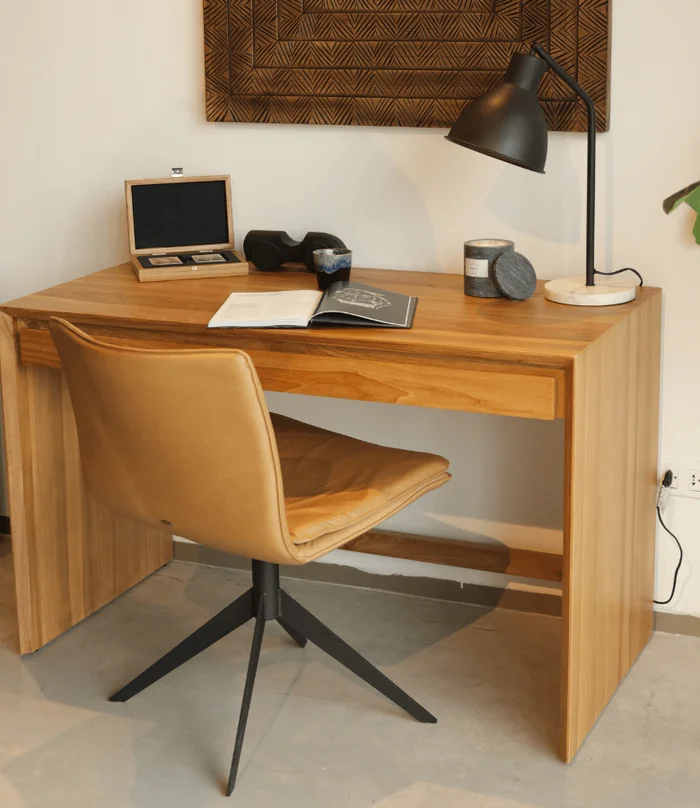 ESCRITORIO MANANTIALES TEKA NAT en Madera natural - Escritorios y sillas de escritorio, Uruguay | Masinfinito Casa, vista 2