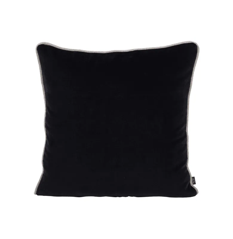 ALMOHADON NEW DELHI en Negro - Textiles, Uruguay | Masinfinito Casa