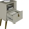 LINEA- MESA DE LUZ 1 CAJON BUZIOS en Beige - Mesas de luz, Uruguay | Alfa Ventas, vista 4 de 5