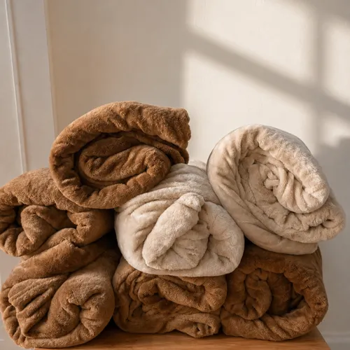 Copia de Manta peluche 200 x 100 CAFÉ en Marrón - Textiles, Uruguay | Tu Garage