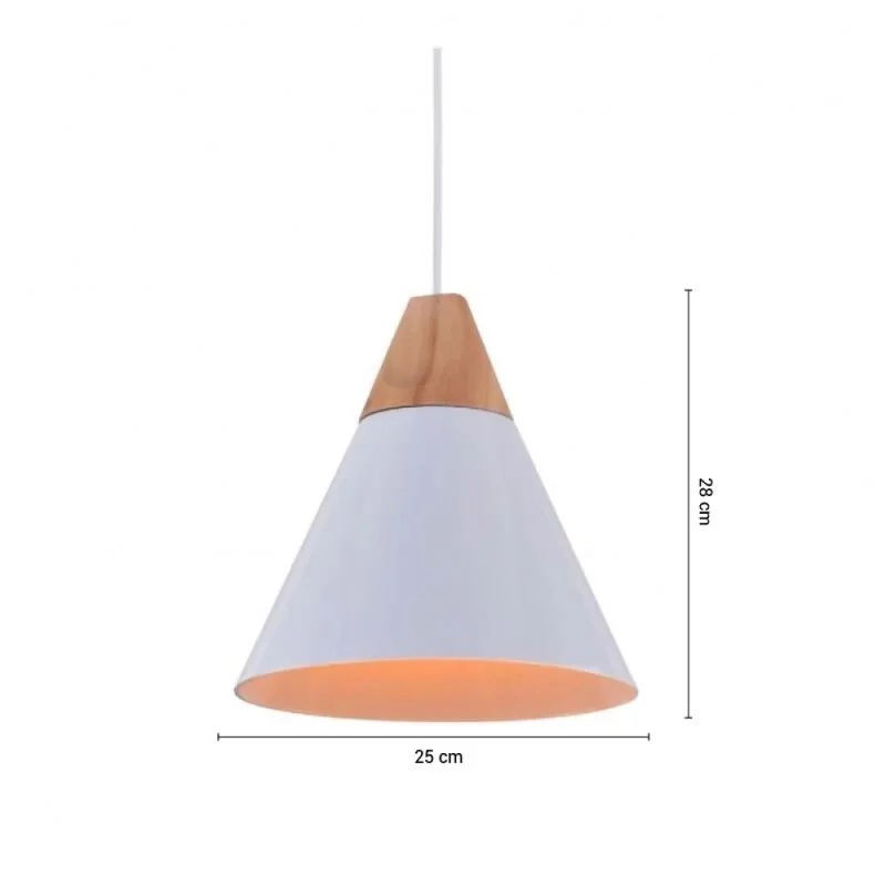 Lámpara Colgante Odin en Blanco - Lámparas colgantes, Uruguay | Serlux, vista 5