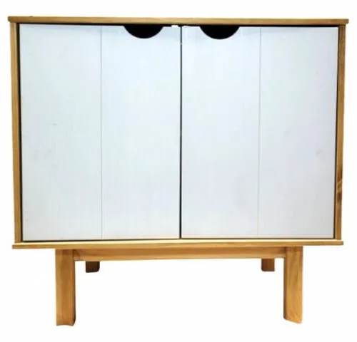 Aparador 2 P Mel/Gris Linea Nordica en Madera Maciza - Comedor, Uruguay | Que Sal Muebleria