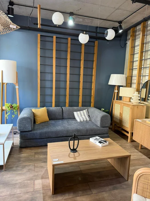 Sofa Cama Teddy - Gris Oscuro en Gris - Sillones y sofás, Uruguay | Berna Home, vista 7