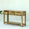 R-27A Recibidor 120x36x76 en Madera natural - Aparadores y recibidores, Uruguay | Victoriana, vista 2 de 3