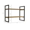 ESTANTERIA BAJA DE PARED REPISA LINEA INDUSTRIAL HIERRO - Bibliotecas, Uruguay | Balton, vista 5 de 10