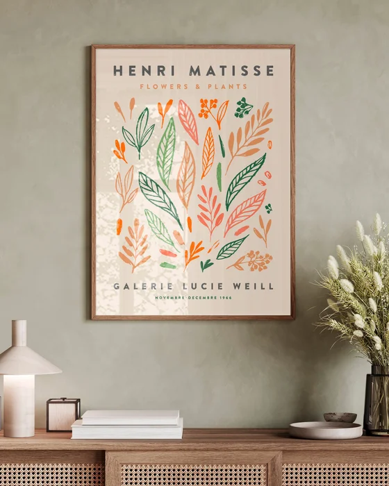 Matisse - Flowers & Plants en Multicolor - Láminas, Uruguay | La Cuadrería, vista 3