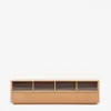 Mueble TV Helvine 4 puertas y 2 cajones chapa de roble y cristal templado 200x54cm FSC 100% en Marrón - Muebles para TV, Uruguay | Kavehome, vista 8 de 9