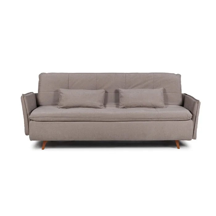 Sofá Cama Maira - C/Brazos - Tela Microfibra - 10287 (Tostado) en Marrón - Sillones y sofás, Uruguay | Nyr, vista 4
