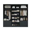 Placard 6 Puertas Mdf Gris Americano Plus en Gris - Roperos y placares, Uruguay | Divino, vista 2 de 3