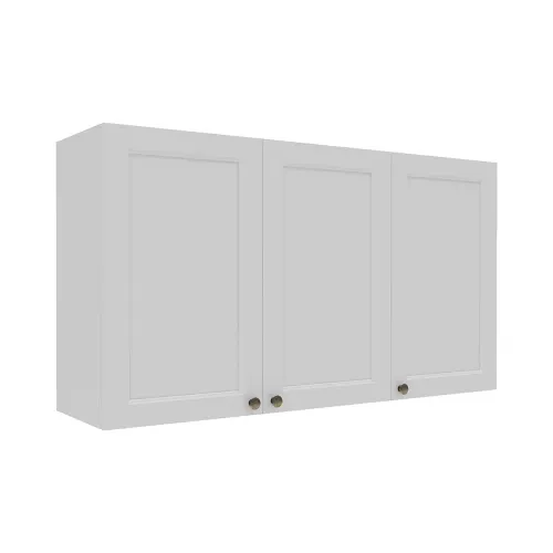 Aereo Alacena Cocina 3 Puertas 120cm Mdf en Blanco - Mesas de comedor, Uruguay | Soy Hogar