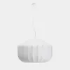 Lámpara de techo Somar de fibras sintéticas y varillas de acero Ø51 cm en Blanco - Lámparas colgantes, Uruguay | Kavehome, vista 1 de 7