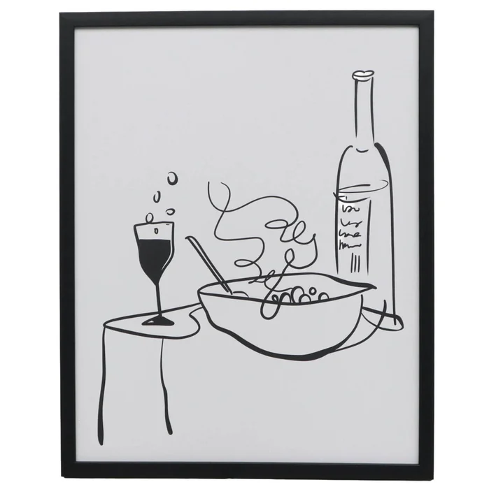Cuadro Spaghetti Ii, 4 Blanco Papel Wi242005b en Blanco - Decoración de pared, Uruguay | Divino