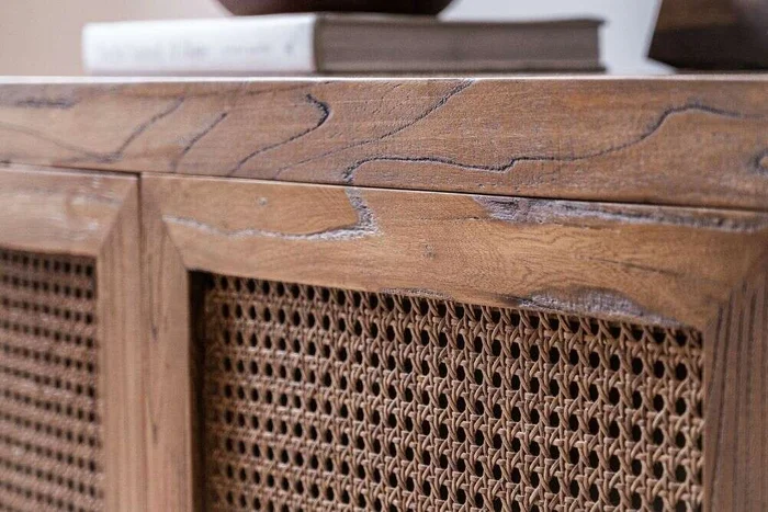 APARADOR BAJO - RACK OLMO TOSTADO - 2.10 MTS en Madera natural - Muebles para TV, Uruguay | La Iberica, vista 6