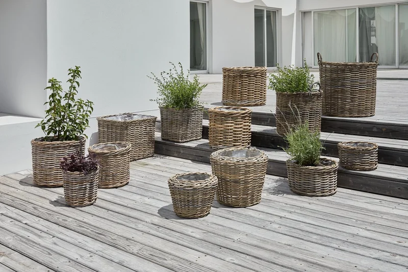 Maceta RINGTROST Ø37/32 kubu nat en Madera natural - Muebles para el exterior, Uruguay | JYSK, vista 3