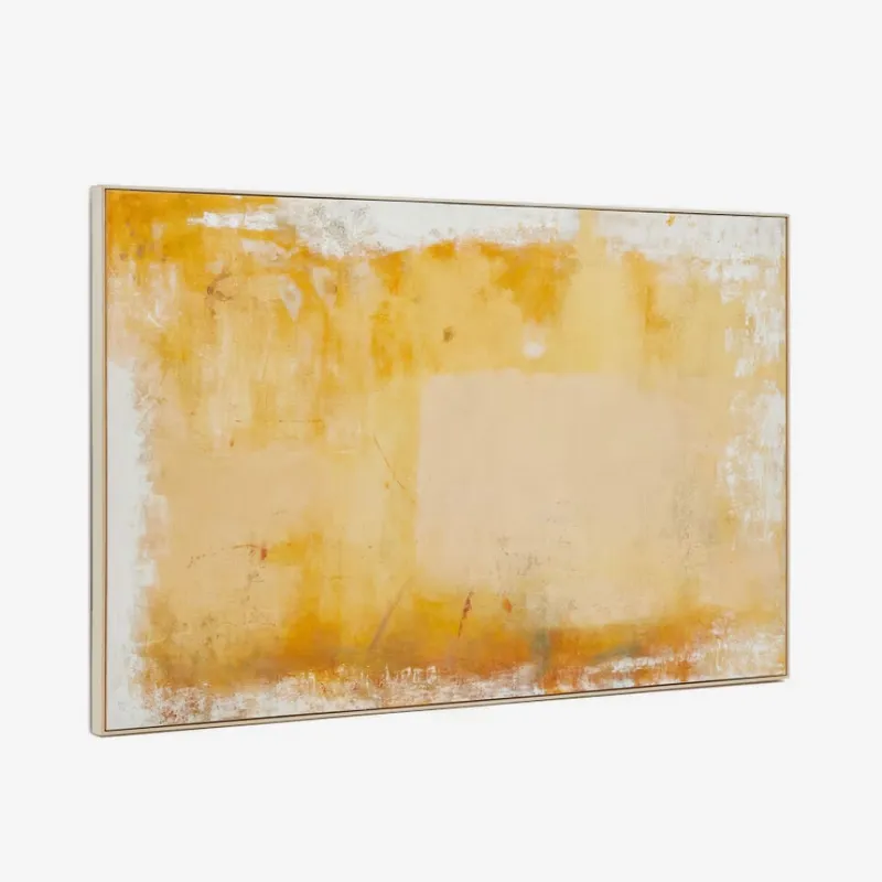 Cuadro abstracto Selnar - amarillo 200 x 120 cm en Amarillo - Decoración de pared, Uruguay | Kavehome