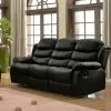 Sillon 3 Cuerpos Sofa Reclinable En Pu Living Beverly en Negro - Sillones y sofás, Uruguay | Soy Hogar, vista 3 de 4