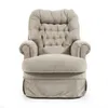 Butaca Bergere Capitoné giratoria - Tela Aquaclean - A fabricar en Beige - Butacas, banquetas y puffs, Uruguay | NYR, vista 2 de 3