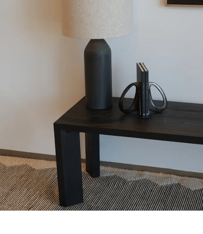 BANCO LARGO KUBO NEGRO en Negro - Butacas, banquetas y puffs, Uruguay | Más Infinito Casa, vista 3