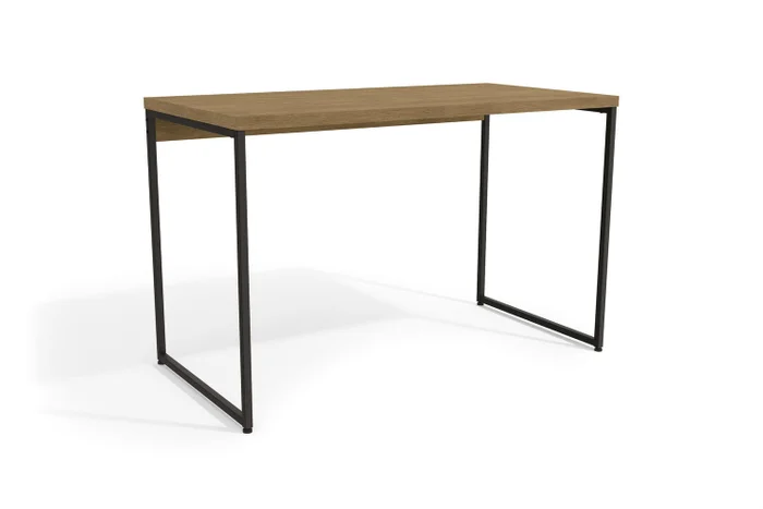 Mesa Escritorio 118cm Linea Industrial Hierro en Negro - Bibliotecas, Uruguay | Balton, vista 5