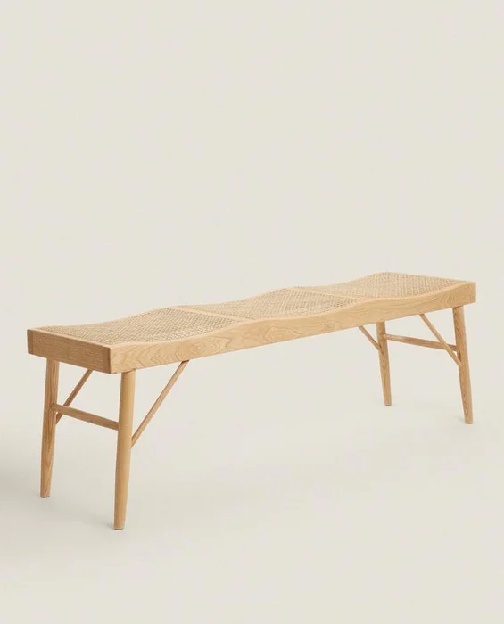 BANCO MADERA Y RATÁN - Butacas, banquetas y puffs, Uruguay | Zara Home, vista 3