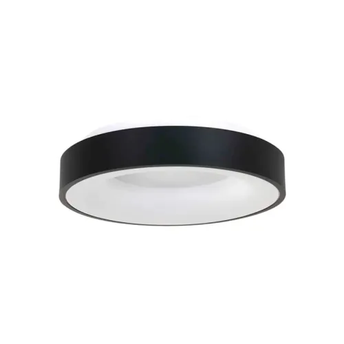 Plafon LED Redondo Philadelphia 17W 30cm Negro en Negro - Lámparas colgantes, Uruguay | Serlux