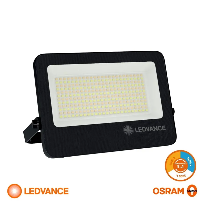 Foco LED LEDVANCE Compact IP66 100W CCT Negro en Negro - Lámparas colgantes, Uruguay | Serlux