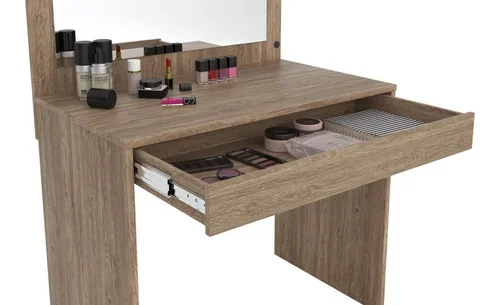 Tocador Con Espejo Luz Para Maquillaje Cajonera Atraente en Blanco - Cómodas, Uruguay | Soy Hogar, vista 5