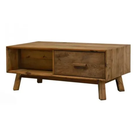 Mesa de living Linea Rimini en Madera natural - Mesas de living, Uruguay | La Cueva Muebles