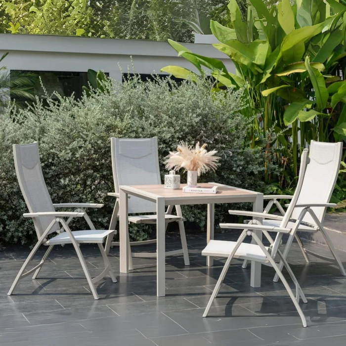 Mesa de Jardín - 90x90 cm - Urbanite - Beige en Beige - Muebles para el exterior, Uruguay | Rústico Hogar, vista 2