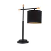 Portátil nórdica tela negra, portalámparas E27 62CM en Negro - Lámparas de mesa, Uruguay | Iluminica, vista 1 de 6