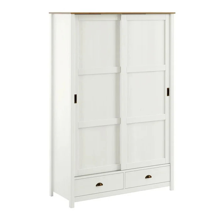 Placard 2 Puertas Madera Natural-beige Adaku 2.0 en Blanco - Roperos y placares, Uruguay | Divino, vista 2