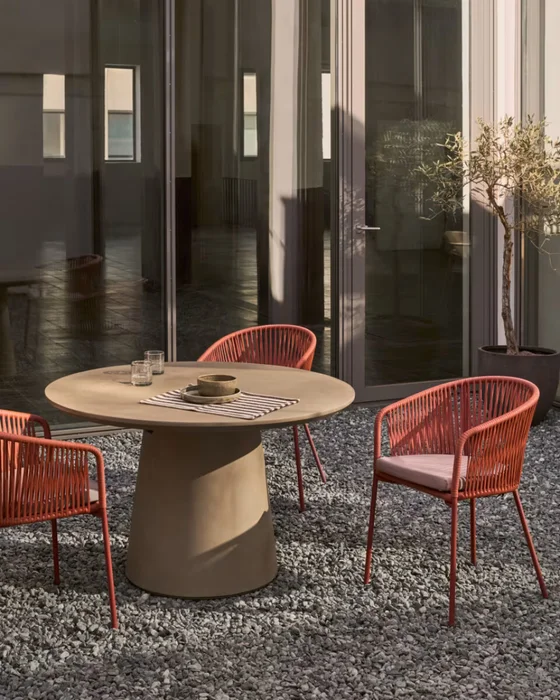 Silla Yanet cuerda terracota en Rojo - Sillas, Uruguay | Kavehome, vista 2