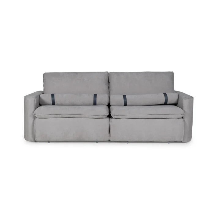 Sofá Cama Sense - Tela Microfibra - Berlin 05 (Ceniza) en Gris - Sillones y sofás, Uruguay | NYR, vista 2