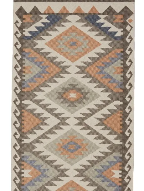 Alfombra REINROSE 65x140 rombos colores en Multicolor - Textiles, Uruguay | JYSK