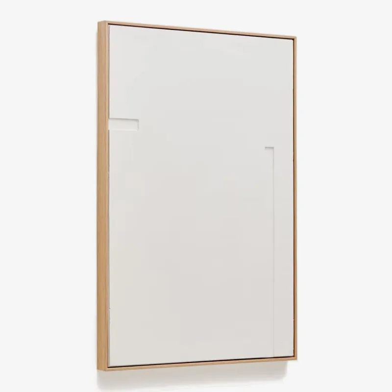 Cuadro Sefri con formas geométricas - rectas blanco 60 x 90 cm en Blanco - Decoración de pared, Uruguay | Kavehome