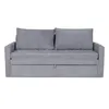 Sofá Cama Wey - Tela Microfibra - Cora 06-153 (Grafito) en Gris - Sillones y sofás, Uruguay | NYR, vista 5 de 7