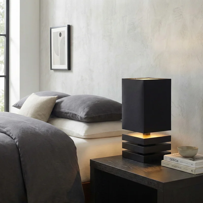 Lámpara de Mesa Zenith Noir en Negro - Lámparas de mesa, Uruguay | La Perla, vista 4