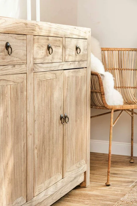 APARADOR DE OLMO MACIZO - 1.50 MTS en Madera natural - Bibliotecas, Uruguay | La Iberica, vista 20