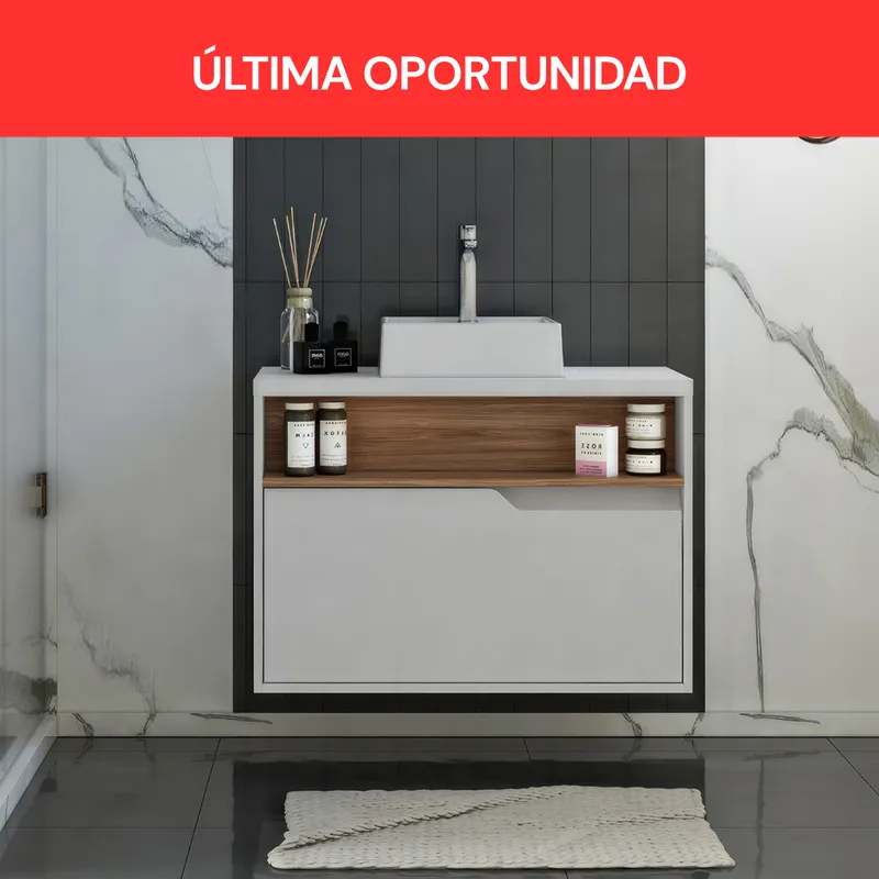 Mueble para Baño Jasper en Blanco - Muebles, Uruguay | RM Muebles y Deco
