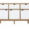 Aparador 3P y 3C Mel/Gris Linea Nordica en Madera Maciza - Comedor, Uruguay | Que Sal Muebleria, vista 11 de 16