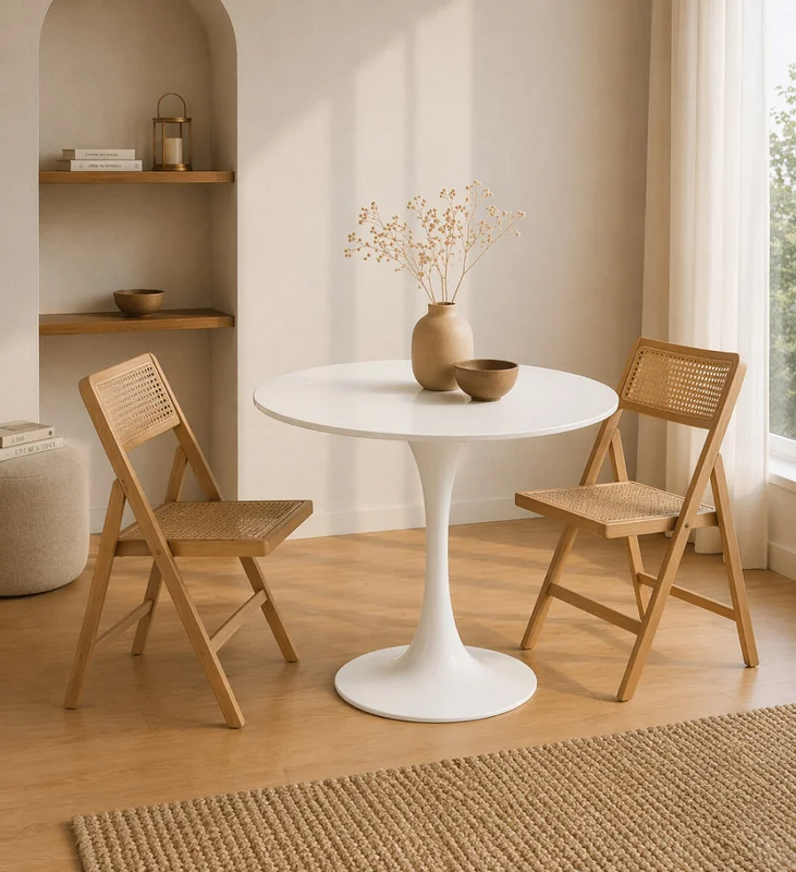 Mesa de Comedor Tulip - White en Blanco - Mesas de comedor, Uruguay | Samic, vista 3