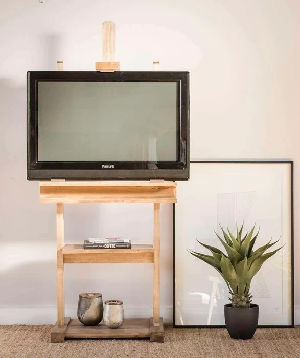 CABALLETE PARA TV - ALAMO NATURAL - Muebles para TV, Uruguay | La Iberica, vista 2