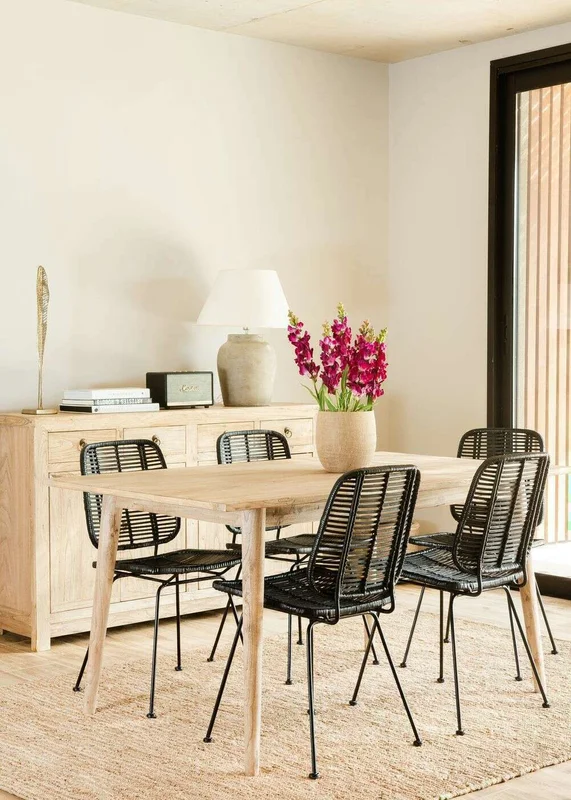 MESA COMEDOR NORDICA - OLMO NATURAL - 1.50 X 0.90 MTS en Madera natural - Mesas de comedor, Uruguay | La Iberica, vista 19