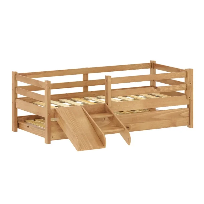 Cama marinera 1 Plaza Infantil - Marrón en Madera natural - Dormitorio, Uruguay | Ecowood, vista 3