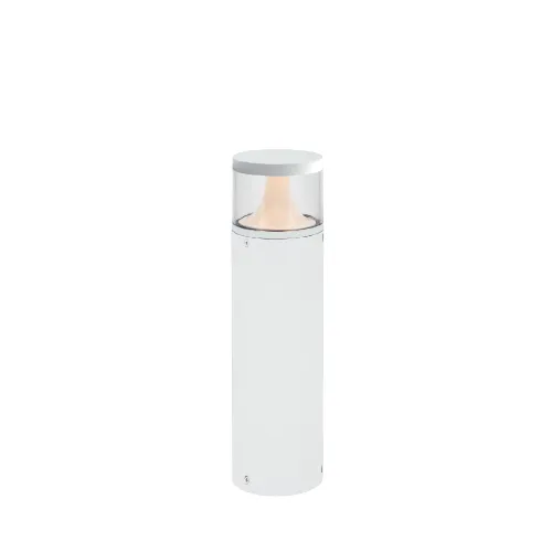 Luminaria Bolardo Exterior 9W Kane 60cm Blanco en Blanco - Lámparas de pie, Uruguay | Serlux