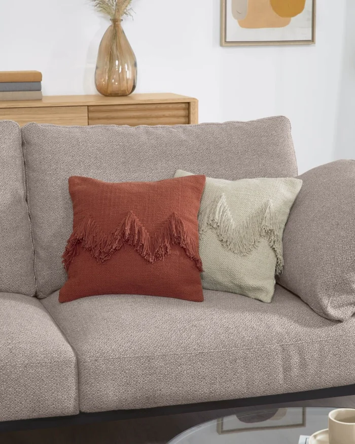 Almohadón Paulin 45 x 45 cm - blanco en Blanco, Uruguay | Kavehome, vista 2