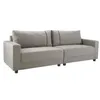 SOFA 4 CUERPOS - TAPIZADO EN TELA GRIS CLARO CON PUNTOS NEGRO Y CRUDOS en Gris - Sillones y sofás, Uruguay | Champagne Home, vista 4 de 4